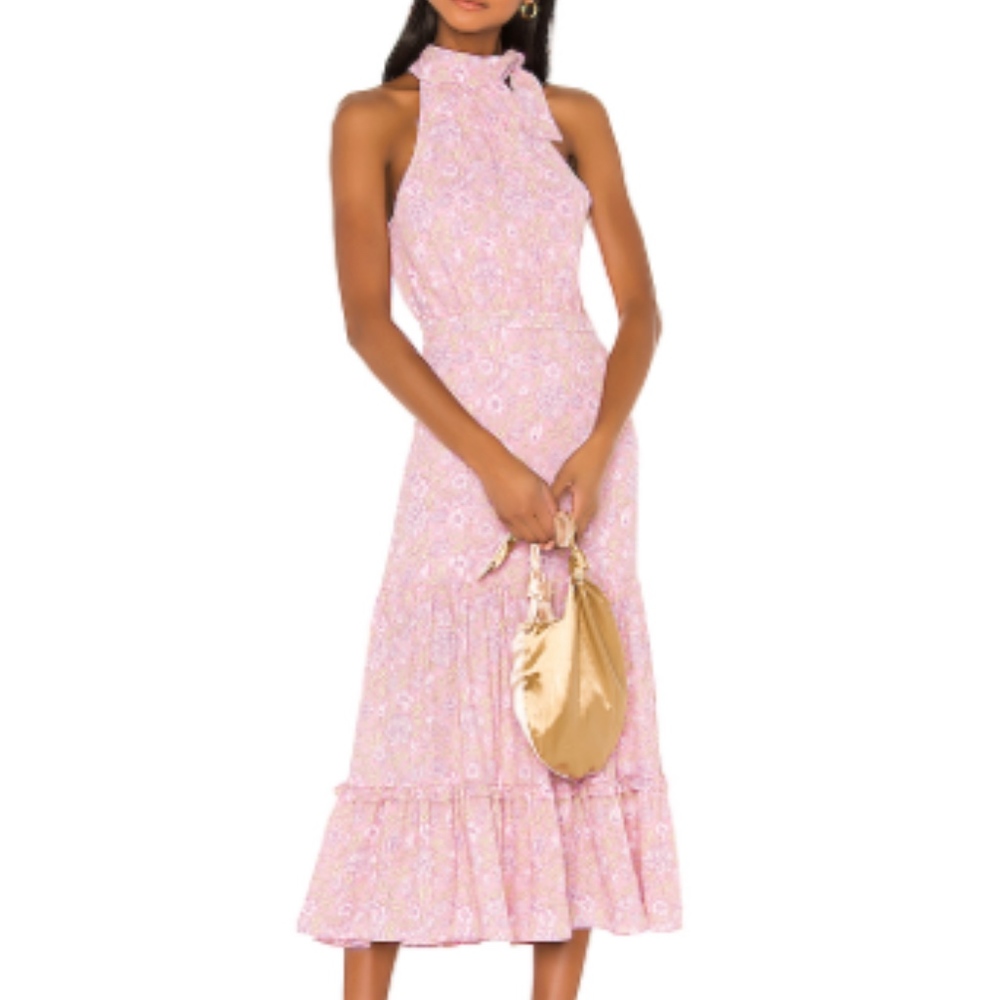 LIKELY Mona Dress in Pink Multi